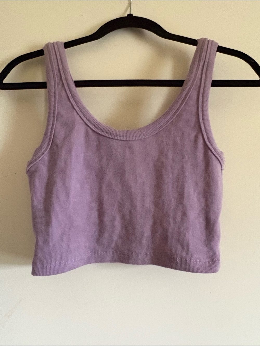 Signature8 Lilac Ribbed Crop Top - Picture 2 of 4